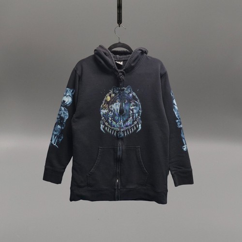 Wild wolf dreamcatcher zip - wolf,