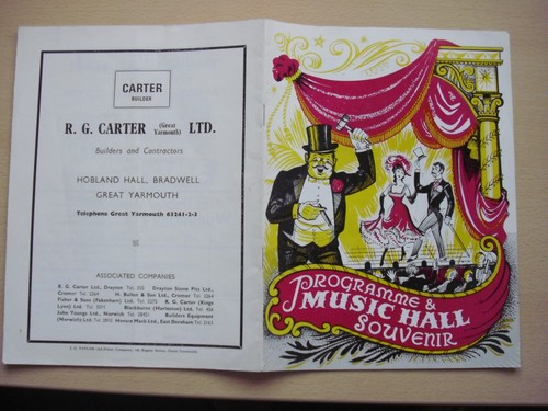 Programme variety gorleston - programme,