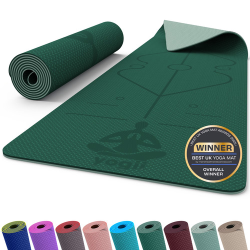 Yoga mat 6mm thick non - mat,