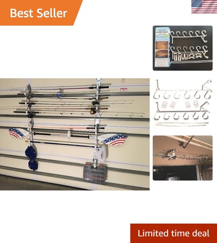 Stackable garage door - garage, hooks