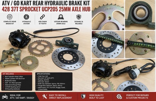 Atv kart rear hydraulic - atv, go