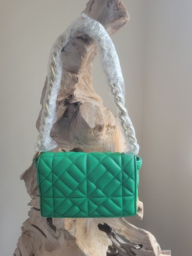 Zara green quilted chunky - green,