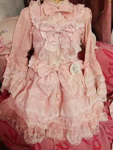 Kawaii lolita pink dress - kawaii,