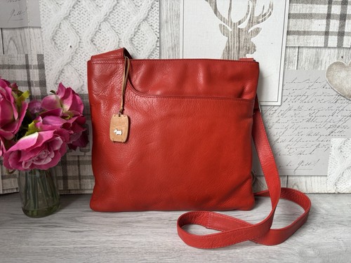 Radley red leather pocket - red,