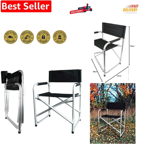 Black aluminium directors - black,