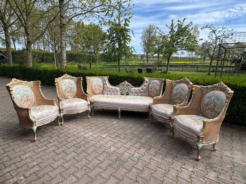 Sofa set louis xvi - set, pastel