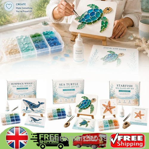 Diy sea glass mosaic - glass, art