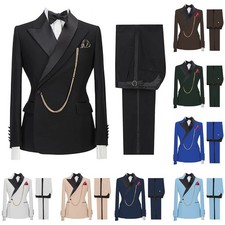 2pcs men suits sets single - suits,