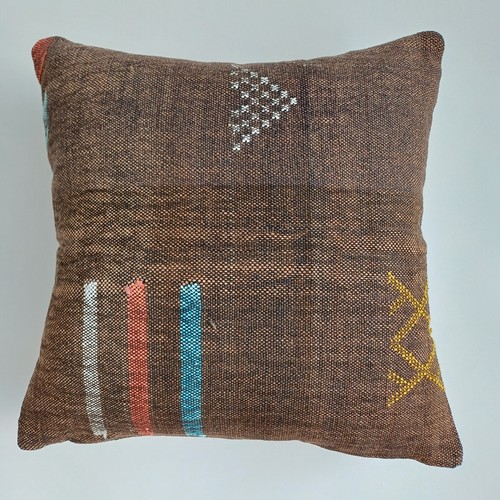 Moroccan cactus silk - silk, cushion