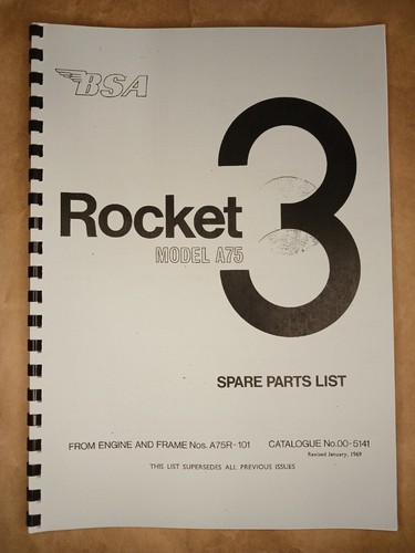 Bsa a75 rocket parts - bsa,