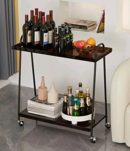 Acrylic drinks trolley rolling - drinks,
