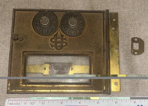 Antique post office box - post,