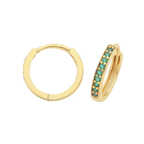 Hinged earrings 9ct - 9ct, yellow