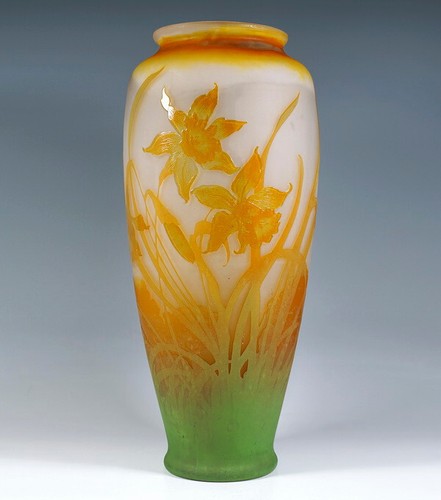 Emile galle cameo glass vase - galle,