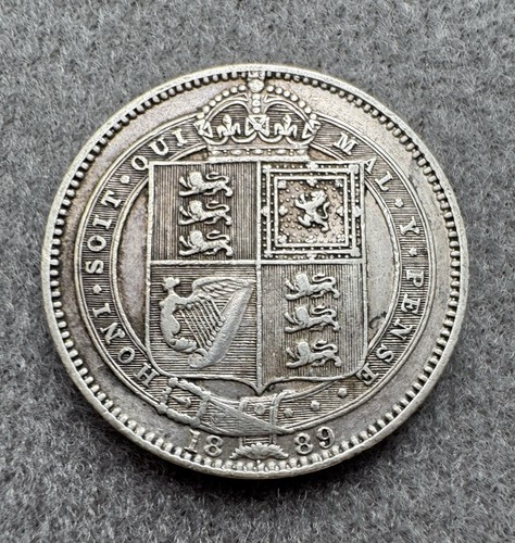 1889 one shilling queen - -,