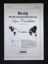 Original 1953 advert - advert, lockheed