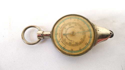 Vintage opisometer map - opisometer,