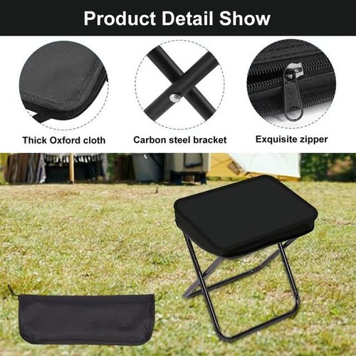 Folding camping stool - camping, portable