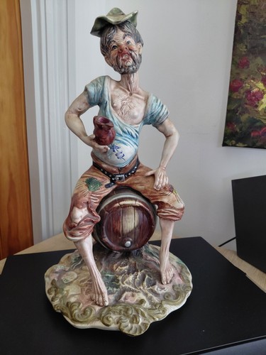 Capodimonte drunken male tramp - capodimonte,
