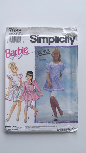 Simplicity barbie 7688 - barbie,