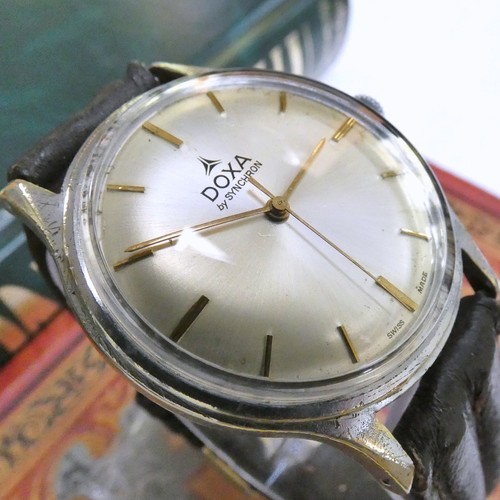 Vintage swiss doxa synchron - swiss, by