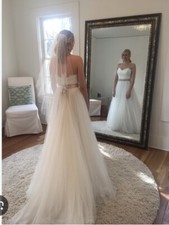 New Wtoo By Watters Agatha Beaded Wedding Dress In Almond Size 12 Rrp £1200