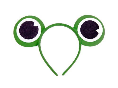 Green frog eyes - frog,