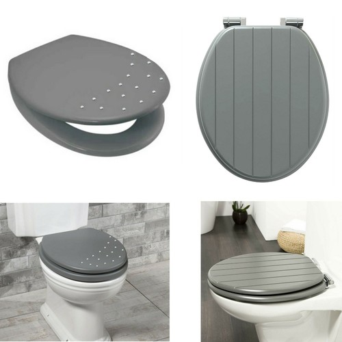 Grey toilet seat - toilet,