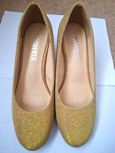 Ochenta women gold glitter - ochenta,