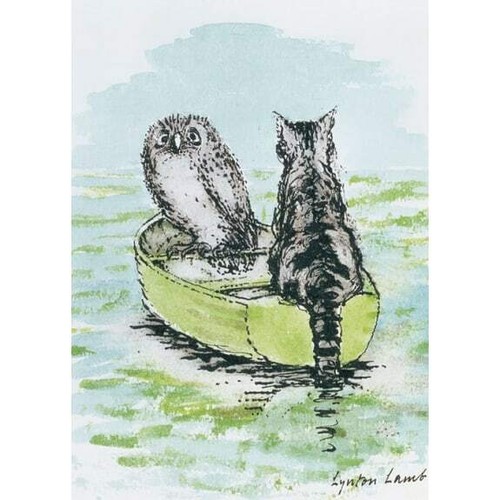 The owl and - and,