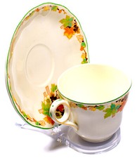 Cup & Saucer Fixed Clear Display Stand : Tea Set Display