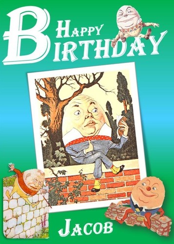 Personalised humpty dumpty - personalised,