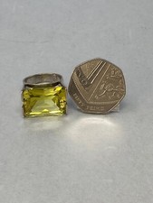 Sterling Silver and Lemon Topaz Ring