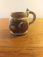 STUDIO POTTERY CAT MUG SIGNED