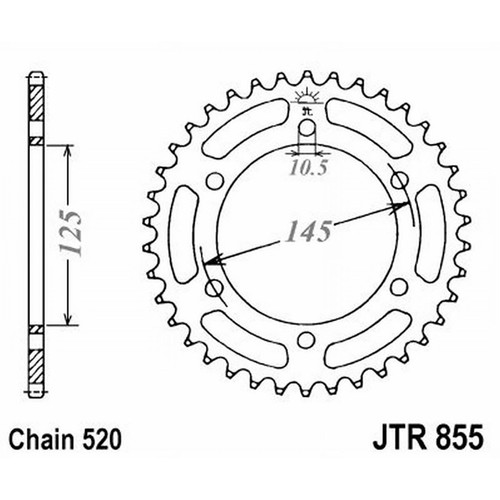 Tooth steel crown - jt,