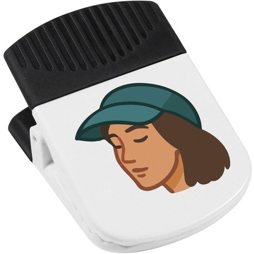 Woman cap magnetic clip - 'woman,