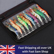 10Pc Luminous Squid Jig Hook