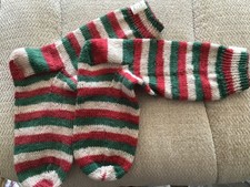 Hand Knitted Mismatched Wool