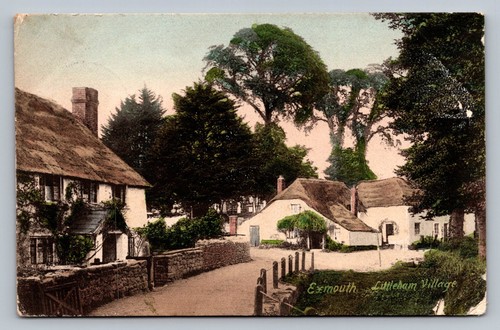 Postcard littleham village - -,