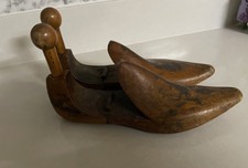 Vintage pair hinged wooden - pair,