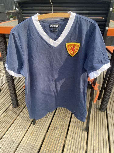 Scotland retro shirt large - scotland,