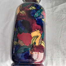 Rubens Ware Hancock Hand-Painted Pomegranate Vase (1912-1937) 23cm -CHIP TO BASE