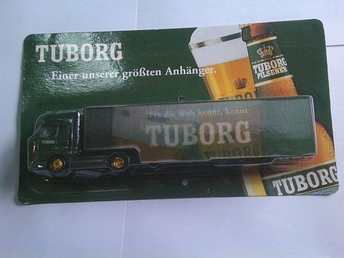 Model truck lorry man tuborg - lorry,