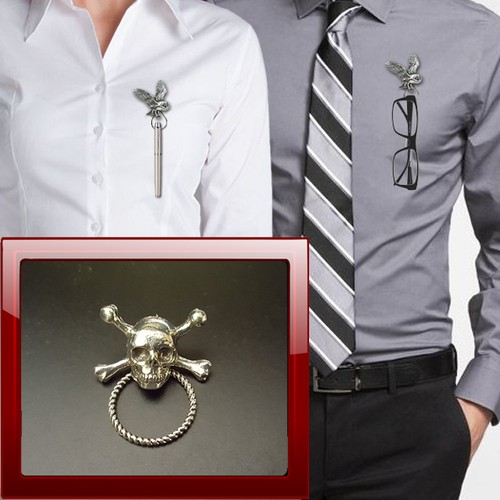 Skull crossbones sckr pewter - skull,