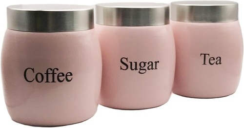 3pc canister set - canister, coffee