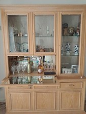 A genuine Limed Oak  Swedish Cocktail Cabinet made by Dansk