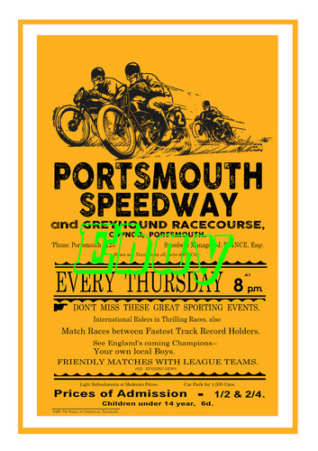 Portsmouth speedway retro - portsmouth,