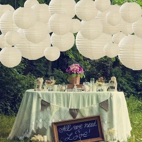 6pcs paper lantern lampshade - paper,