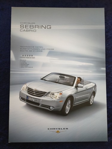 Chrysler sebring convertible - sebring,