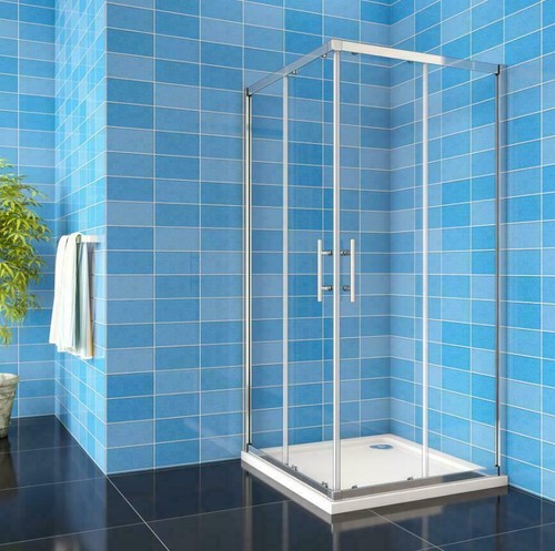 Quadrant shower corner entry - quadrant,
